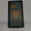 CANSHN Magnetic Compatible with iPhone 17 Pro Case, Upgraded [Full Camera Protection] [Compatible with Magsafe] [Translucent Matte] Shockproof Protective Phone Cover 6.3 Inch - Deep Green