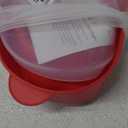 The Original Proper Popper Microwave Popcorn Popper, Silicone Popcorn Maker, Collapsible Bowl BPA Free & Dishwasher Safe - (Red)