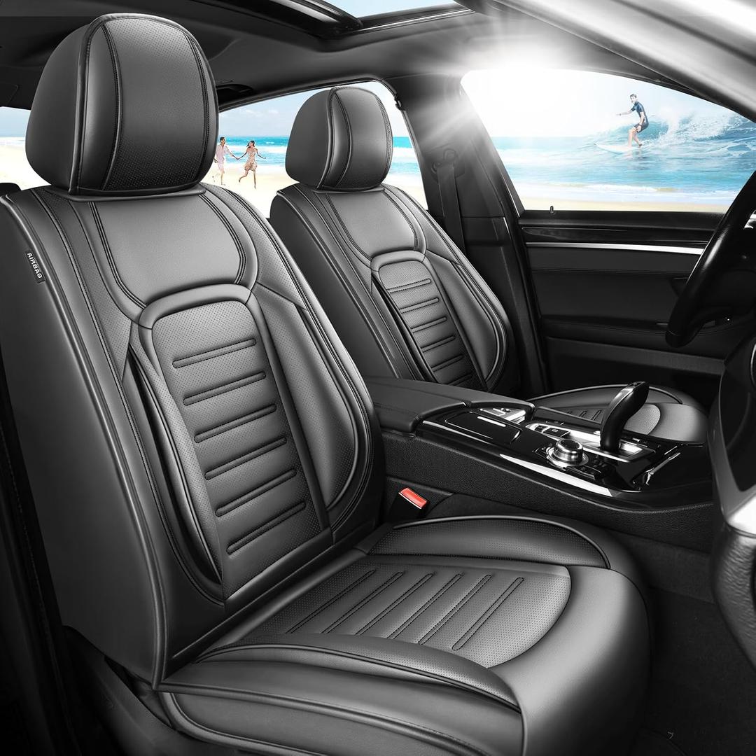 Car Seat Covers for Nissan Frontier 2009-2025 2026 Black