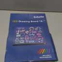 16 LED Drawing Message Note Board 7 Colors Light Acrylic Dry Erase Lumiboard with Colors 2 Modes as Night Light for Kids Room/Store/Office Ideal Gift for Festival Decoration 7 Markers