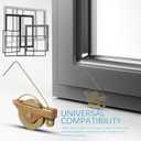 Gatuida 4pcs Sliding Screen Door Rollers, Iron Ball Bearing Tension Wheels for Smooth Glide Home Window Screen Replacement Accessories