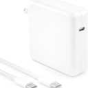 Mac Book Pro Charger - 118W USB C Charger Fast Charger Compatible with MacBook Pro, MacBook Air, M1 M2 M3 M4 M5, iPad pro, Samsung Galaxy and All USB-C Devices, 6.6ft Cable (White)