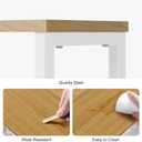 Utility Slim Storage Cart, 4-Tier Narrow Bathroom Organizers and Storage Cart, Narrow Metal Kitchen Laundry Room Organization Shelf with Wood Top, Slim Rolling Carts with Wheels for Small Space (Top: 9.1 | Max Width: 10.3, Light White)