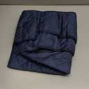 Remote Control Holder, Non Slip Bedside Armchair Caddy, Recliner Arm Caddy Armrest Organizer with 14 Pockets for Cell Phone TV Remote Control Magazines, Dark Blue