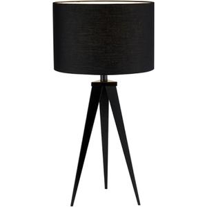 Director Table Lamp, 3-way rotary switch, 14"D x 14"W x 28"H
