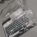 Keyboard Case for iPad 10th / A16 11th Generation 2022/2025-7 Colors Backlit Keyboard Cover and Mouse (Dark Green)