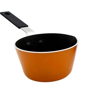 IMUSA USA Nonstick Multi Mini Sauce Pan with Silicone Handle Varies, Orange Color