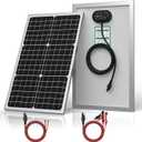 SUNER POWER 12V 30W Solar Battery Charger Maintainer PRO, Built-in UltraSmart MPPT Charge Controller, Waterproof 30 Watt Solar Panel Charging Kit for 12Volt AGM, Deep Cycle, Lead-Acid, Lifepo4 Battery