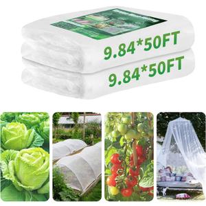 9.8450FT Garden Mesh Netting,Ultra Fine Plants Cover Protection from Anti Birds,Bugs,Cicadas,and Insects-Pest Barrier for Blueberry Bushes,Vegetable,Fruit Tree,Flowers,Raised Bed