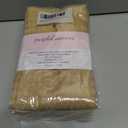 PurpleEssences 6-Pack Kitchen Towels - 15x25 Inch 100% Cotton Waffle Weave - Absorbent, Reusable Dish & Hand Towels with Hanging Loop for Home & Bar Use Fall Thanksgiving - Assorted - Tan