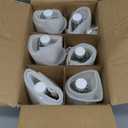 Maxcheck 6 Set 16 oz Plastic Wine Bottles Set with Labels Stickers Airtight 750ml Empty Clear Liquor Bottles with Lid for Homemade Extracting Liqueur Suitable for Gift Giving