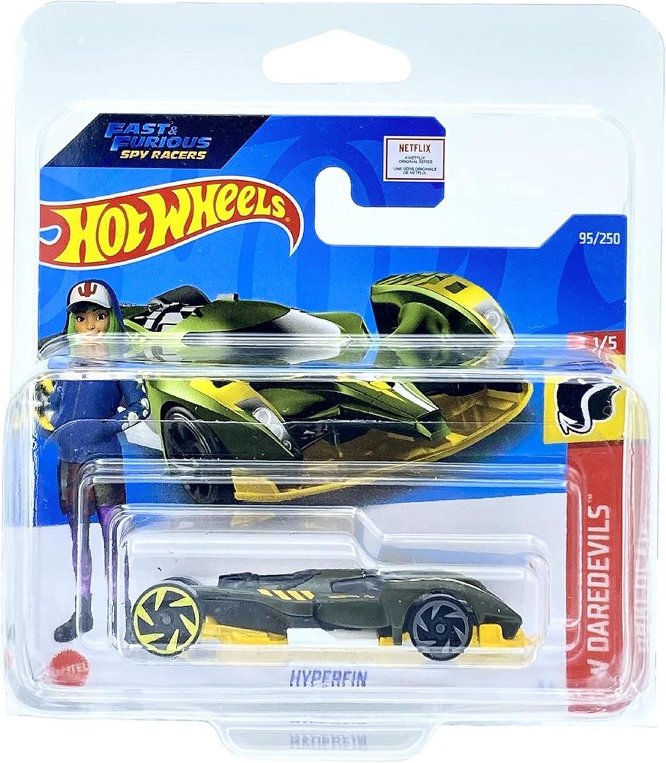 Hot Wheels - Hyperfin - HW Daredevils 1/5 - HCT58 - Short - Fast & Furious - Spy Racers - Mattel 2022
