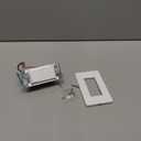 Amazon Basics Smart Dimmer Switch, Single Pole, Works with Alexa Only, Voice Control, 2.4 GHz Wi-Fi, No Hub Required, Neutral Wire Required, White