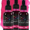Artfinity Liquid Watercolor Paint 30 ml Bottle - 3 Pack, Magenta - Vibrant Dye-Based Liquid Watercolor w/Glass Pipette, Fast-Drying, Fine Art Paint for Calligraphy, Airbrushing & Traditional Art