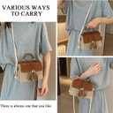Straw Crossbody Bags for Women Summer Straw Clutch Bag Woven Beach Purse Vacation Handbags | Straw