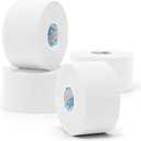 OK TAPE 4 Rolls White Athletic Tape, Sports Tape, Very Strong Easy Tear Wrist Ankle Tape, No Sticky Residue | Athletes, Medical, Athletic Trainers- 1.5inch x 15yards