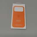 Apple iPhone 17 Pro Silicone Case with MagSafe and Camera Control: Lightweight Phone Case, Wireless Charging Compatible, Smooth Matte Finish; Orange