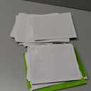 IMAGAME Clear Adhesive 5" x 7" Index Card Pockets with Top Open for Loading, 50 Pack, Plastic Labels Holders for Storage Bins and Library Card, Organizing and Protecting Your Index Cards or Photos