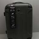 Travelers Club Chicago Hardside Expandable Spinner Luggage, Thyme Green, 20" Carry-On
