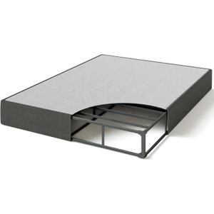 Zinus 9 Inch Full WonderBox(TM) Smart Box Spring, Quick Assembly Mattress Foundation, Durable Metal Frame, Grey