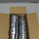 2.1" Galvanized Mini Tin Buckets – 24Pcs Silver Metal Buckets with Handle Best for Party Favors, Bridal Shower and Craft Projects (Silver, 2.1")