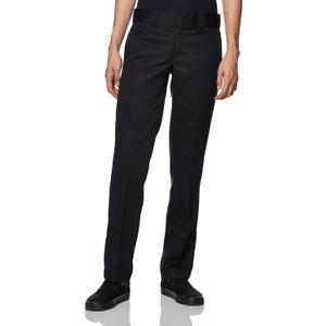 Dickies Men's Flex Work Pant Slim Straight Fit (30W x 32L, Black V1)