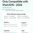 Metapen Pencil Air8 for Apple iPad 2018-2026, 10 Min Faster Charge, Palm Rejection Stylus Pen for iPad a16/11/10/9/8/7/6th Gen, Pro 12.9/11/13-inch M4, Air 3/4/5/M2/M3/M4, Mini 5/6th