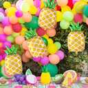 6 Pcs Pineapple Balloons, 29 Inch Pineapple Foil Balloons, Large Fruit Mylar Balloon for Summer Themed Party Birthday Baby Shower Decorations