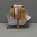 Gift Baskets for Women, Body & Earth Gift Set with Jasmine & Honey Scent Includes Bubble Bath, Hand Cream, Holiday Gift Baskets, Bath and Body Gift Sets for Women, Happy New Year Gifts