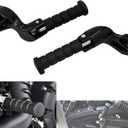Motorcycle Rear Passenger Foot Pegs Footrest Mount Bracket Fit for Indian Scout 2015-2025 Scout Sixty 2016-2025 Bobber 2018-2025 (Gloss Black)
