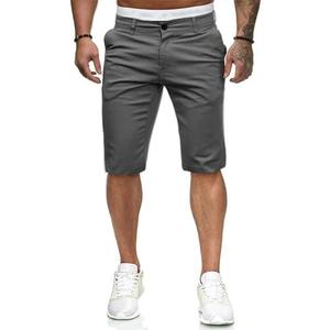 ALLABREVE Mens Chinos Flat Front Golf Short Work Dress Short Summer Beach Shorts Pants 30, Army Green