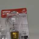Satco S3720 130V Medium Base 40-Watt A15 Light Bulb, Clear