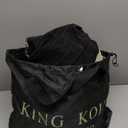 King Koil Luxury Pillow Top Plush Queen Air Mattress with High-Speed Built-in Pump, Blow Up Bed Top Side Flocking, Puncture Resistant, 16" Double High Inflatable Airbed Guests & Travel  (Black)