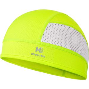 MELASA Cooling Skull Cap Breathable Sweat-Wicking Under Helmet | Lightweight, Quick-Dry, Snug Fit, No Slipping for Men Women Cycling, Outdoor Work Hard Hat Liner, Motorcycling, Sports