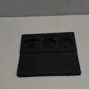 Normcore Espresso Tamping Station V3 - Corner Tamping Mat - Silicone Coffee Tamper Mat - Coffee Tamper Holder Pad for Baristas - Food Grade Non-Slip Silicone Black