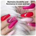 Gel Nail Polish 6 Color Kits Long Lasting Shine Gel Polish Wide Color Range Nail polish Set Professional Manicure Kit Salon DIY Nail Polish for Nail Art Beginners (Fc-6COLOUR-09)