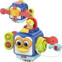 SOONYANG Montessori Toys for 1 Year Old, Activity Cube Toys for 1 Year Old Boy,Travel Sensory Toy for Toddlers 1-3, One Year Old Boy Birthday Gift, Learning Baby Toy 12-18 Months (Blue)