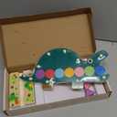 Nene Toys Hungry Dino, Montessori Wooden Dinosaur Toy for Toddlers, Color Sorting and Matching Game, Learning Toys for 2 3 Years Old Kids, Preschool Educational Game, Gift for Boys Girls 2+ Years