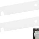 2 Pcs WE03X37319 Bearing Slide Compatible with GE, HP Dryers Replacement Numbers WE3M51, WE01M0404, WE03X37319-25PK, WE1M404, AP7217725