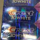 Crest 3D White Advanced, Teeth Whitening Toothpaste for Adults, 3.7 oz, 4 Pack, Cavity Protection Fluoride Toothpaste, Strengthens Enamel, Travel Size Toiletries