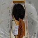 Belula 100% Boar Bristle Hair Brush Set (Medium). Soft Natural Bristles for Thin and Fine Hair. Restore Shine And Texture. Wooden Comb, Travel Bag and Spa Headband Included!
