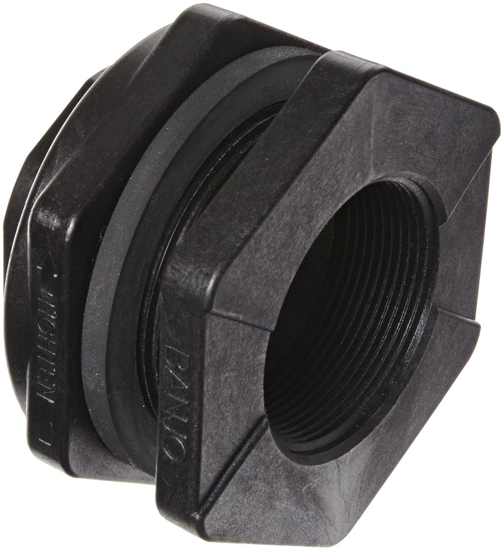 Banjo TF200 Polypropylene Bulkhead Tank Fitting, 2" NPT Female
