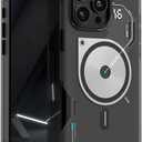 Aulumu A16 for iPhone 16 Pro Max Magnetic Thermal Case | IMD Technology | Compatible with Magsafe | Translucent Gray