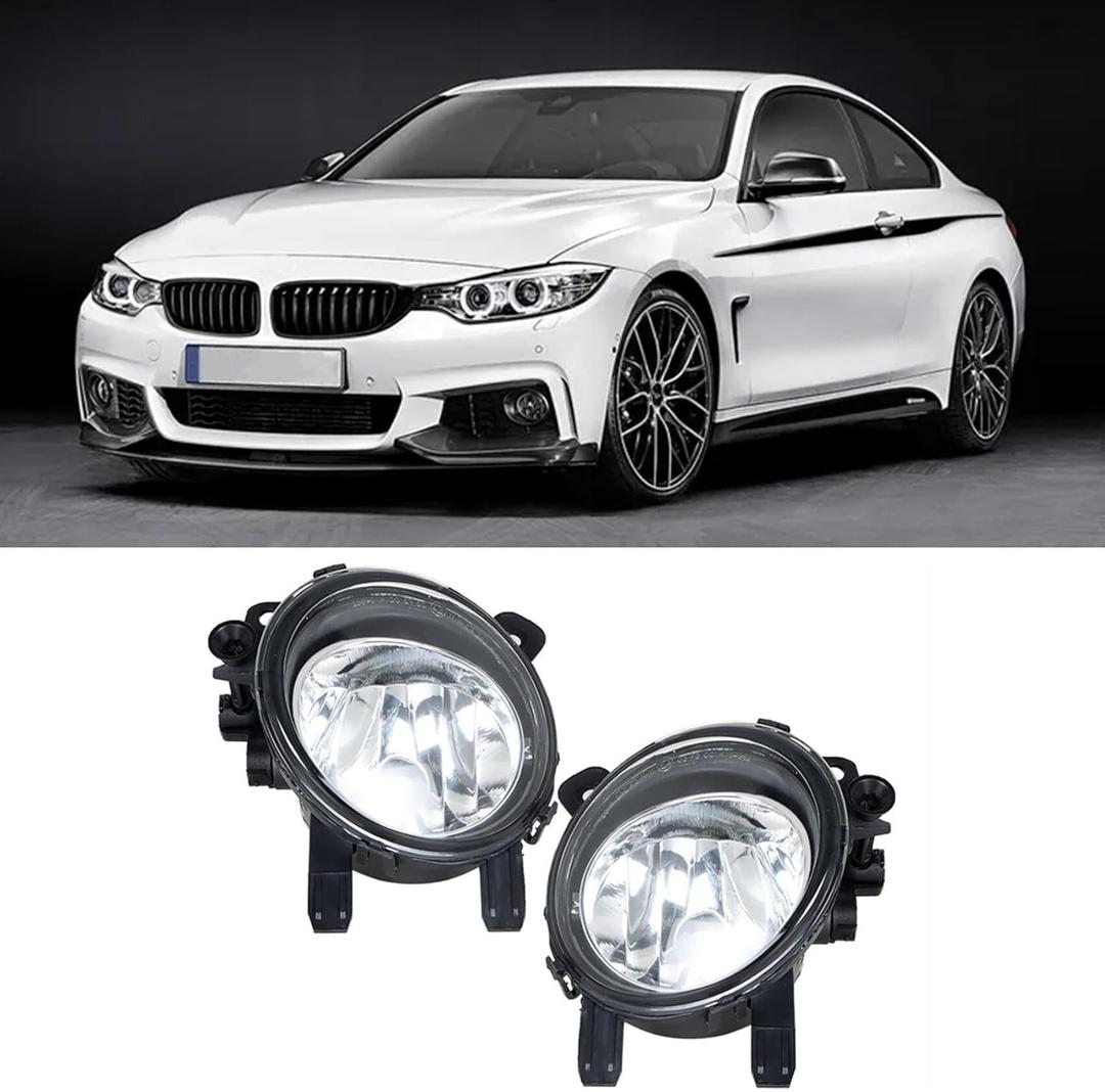 labwork Left Driver and Right Passenger Sides Pair Fog Lights Replacement for F22 F30 F35 328i 3 Series 2012-2015 Fog Lights Driving Lamps 63177248911 63177248912