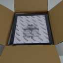 Egofine 8x10 Picture Frames Set of 4, Made of Solid Wood Covered by Plexiglass 4x6 and 5x7 with Mat or 8x10 without Mat, for Table Top Display and Wall Mounting Photo Frame Black