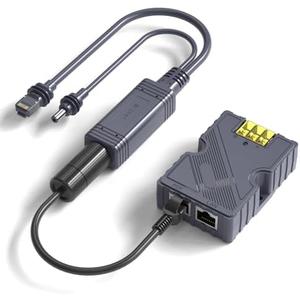 Starlink Mini PoE Splitter - SURVADV Starlink Mini Power Kit 12V, 150W DC 48V/3A Input GigE Passive & ESD Protection with Starlink Conversion Kit, RJ45 & DC Adapter Splitter for Mini Starlink Dishy