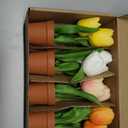Decorative vase 3 tulips 4-Pack