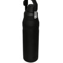 24 oz portable hand-held insulated waters bottle, 304 stainless steel metal water bottles, large insulated water cup, suitable for travel, camping, fitness and sports (Black)