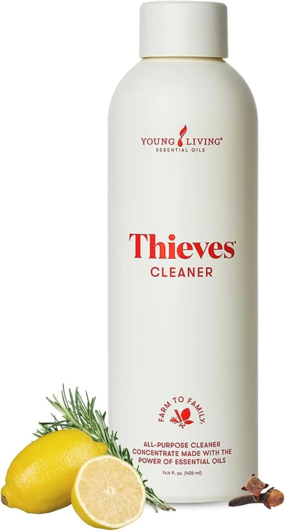 Thieves Household Cleaner by Young Living, 14.4 Fluid Ounces, Count of 4