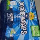 Bodhi Dog Disposable Male Dog Diapers - Super Absorbent, Leak-Proof Pee Wraps - Adjustable Fit, Comfortable Design, Advanced Moisture Control, and Wetness Indicator - Medium (20 Count)